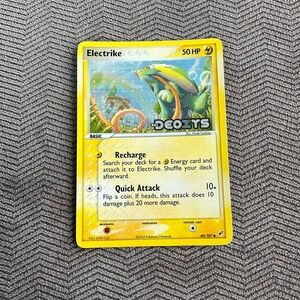 Electrike holographic Deoxys 2005 Pokémon card